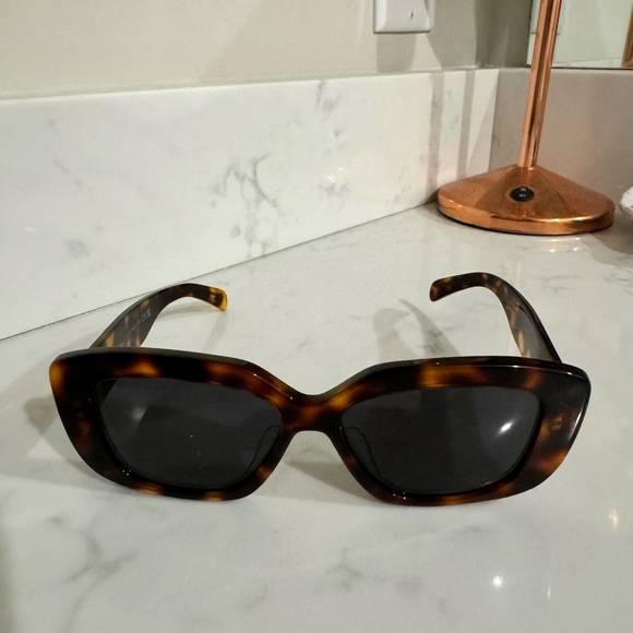 Celine Brown Tortoise Sunglasses - Picture 4 of 7